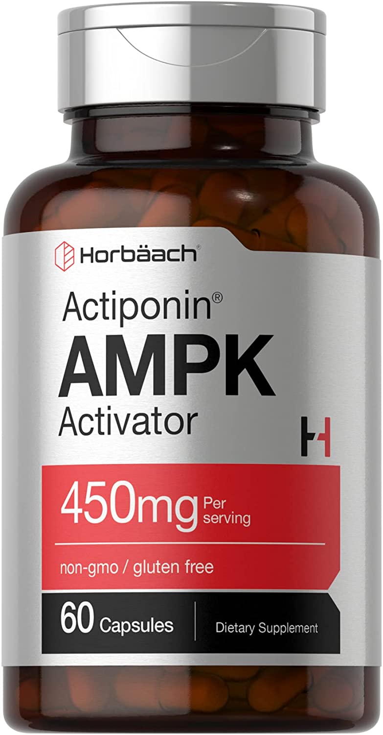 AMPK Metabolic Activator 450mg Supports Weight Management by Horbaach - 60 Count