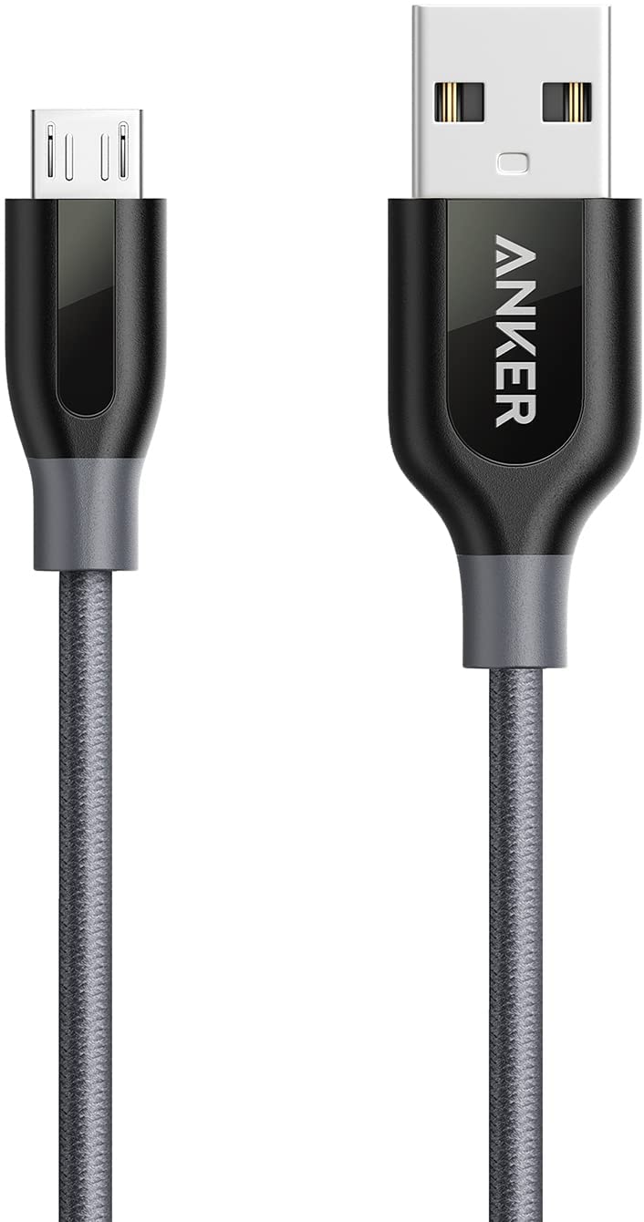 Anker PowerLine Micro Durable Charging USB Cable with 5000+ Bend Lifespan for Samsung, Nexus, LG, Motorola, Android Smartphones and More - (3ft)