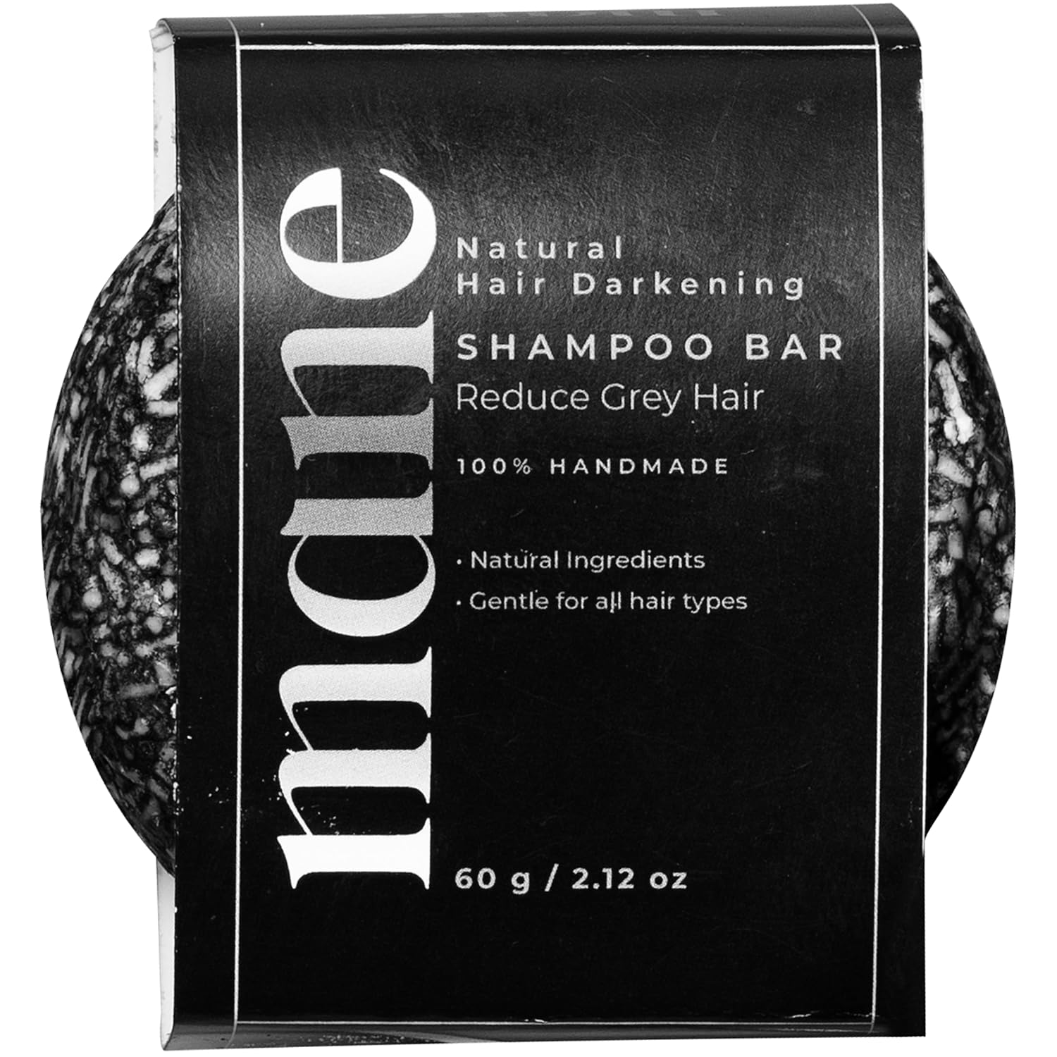 Gray Reverse Black Soap Shampoo Bar