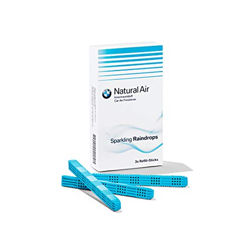 BMW Natural Air Freshener Refill (Sparkling Raindrops) - 0.6Oz (18g)