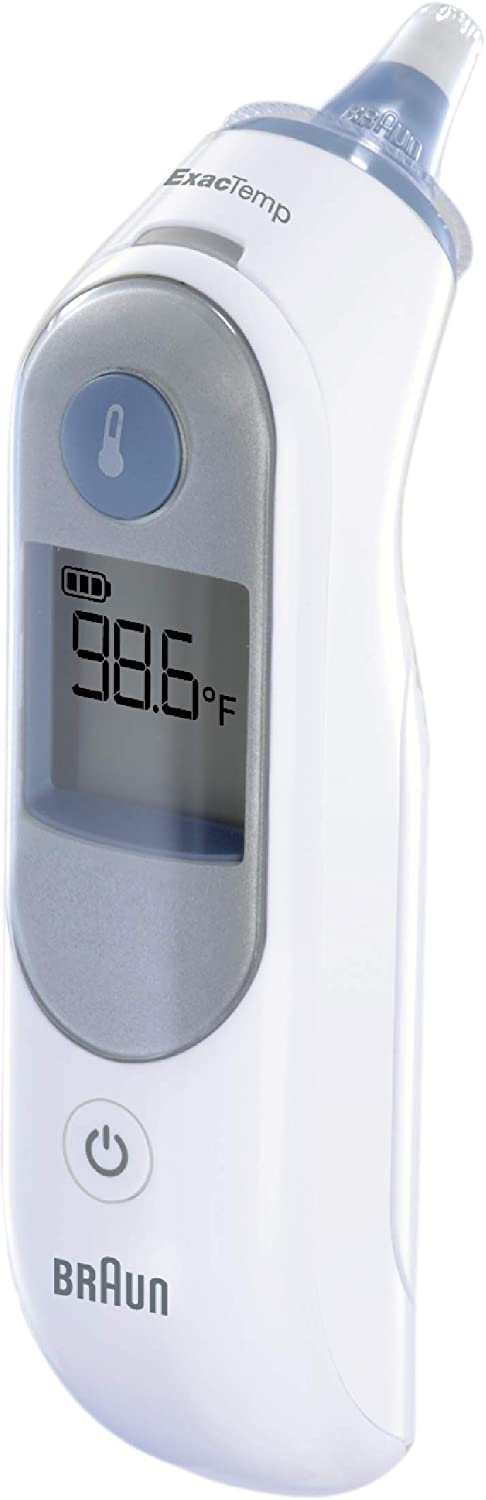 Braun Digital Ear Thermometer-IRT6500US, Ear Thermometer for Babies, Kids, Toddlers and Adults Precise Fever - Brown