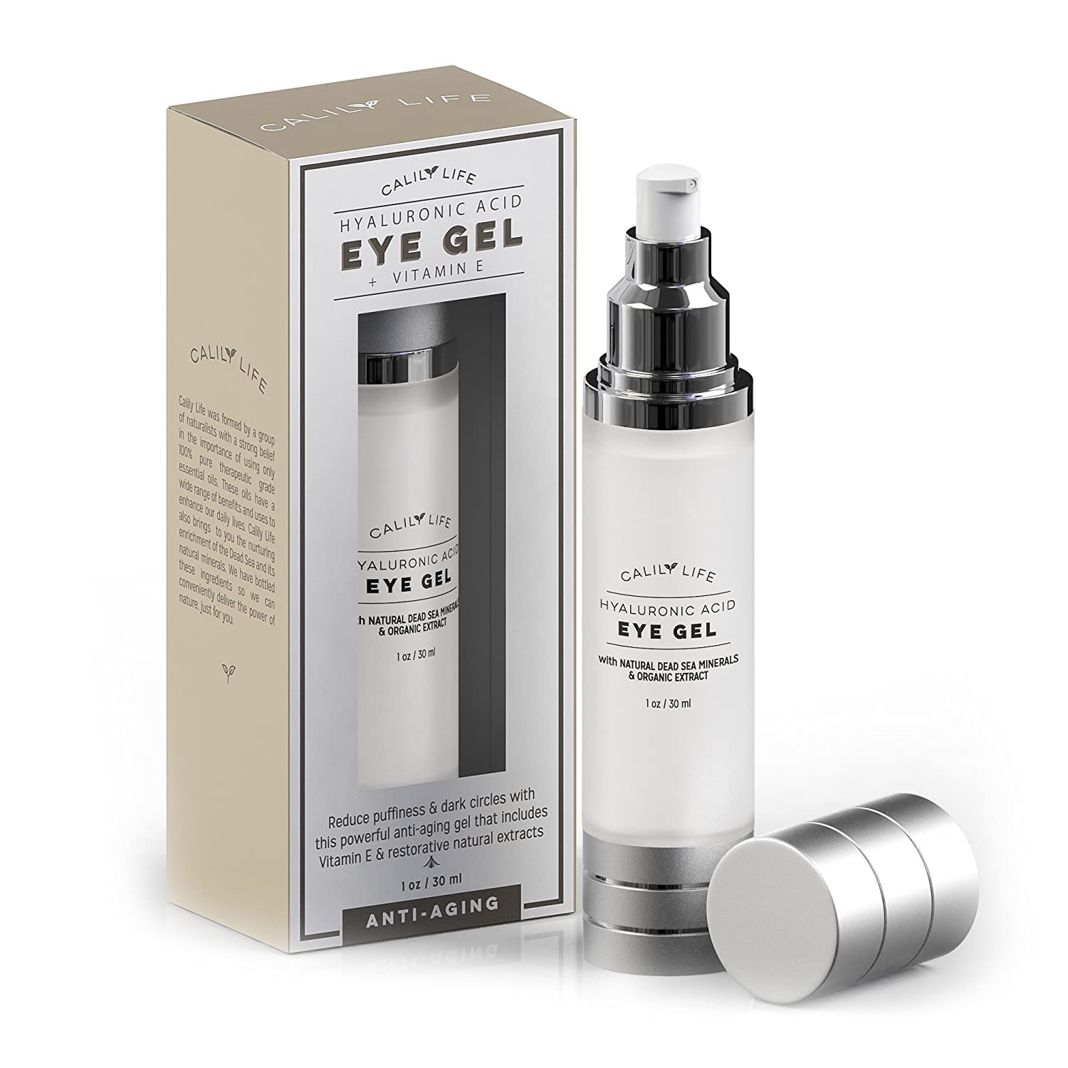 Calily Life Hyaluronic Acid Eye Gel With Vitamin E - 1oz (30ml)