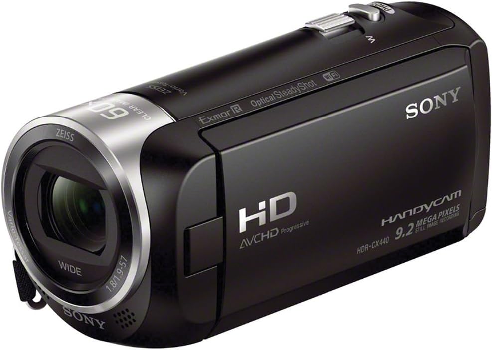 Sony HDRCX440 Handycam Camcorder – Full HD, 30x Optical Zoom, Wi-Fi & NFC (Imported for Premium Video Recording)