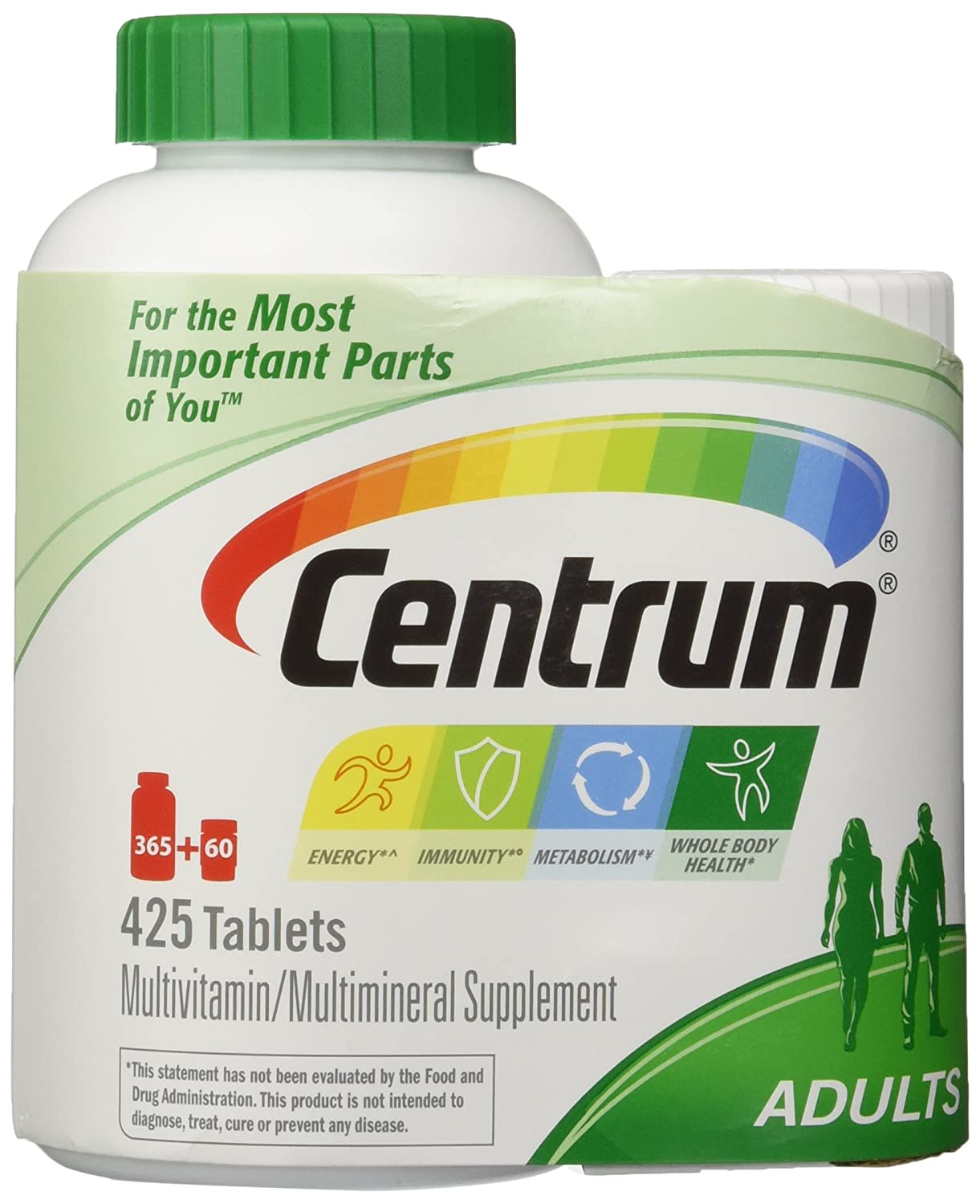Centrum Base Adult Multivitamin Supplement for Adults Whole Body Health - 425 Count