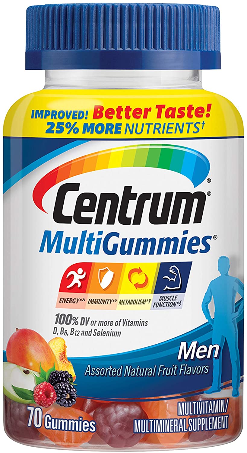 Improved Better Taste Centrum MultiGummies Multivitamin/Multimineral