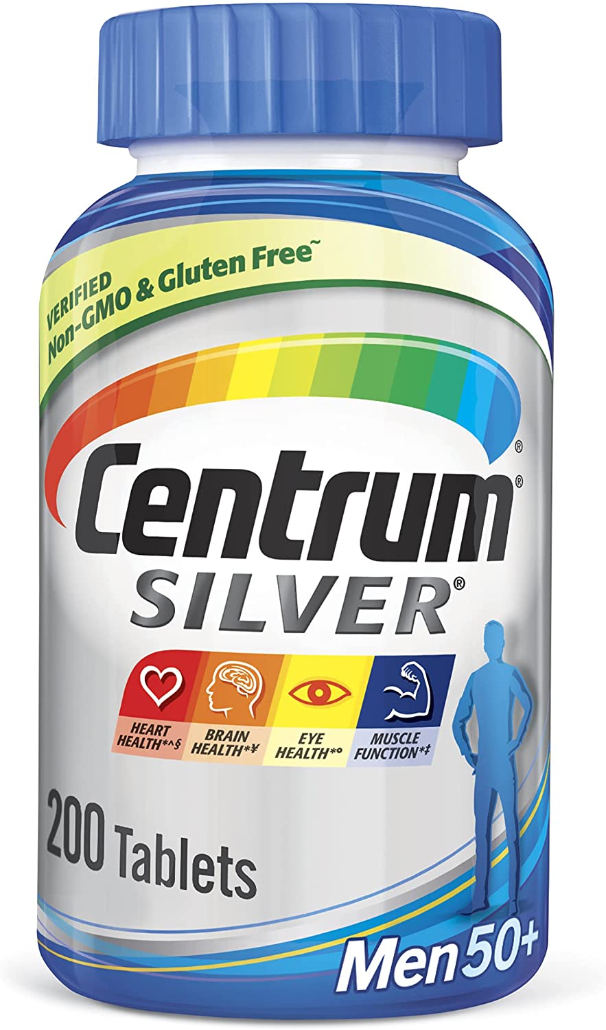 Centrum Silver Men 50 Plus Multivitamin, 200 Tablets