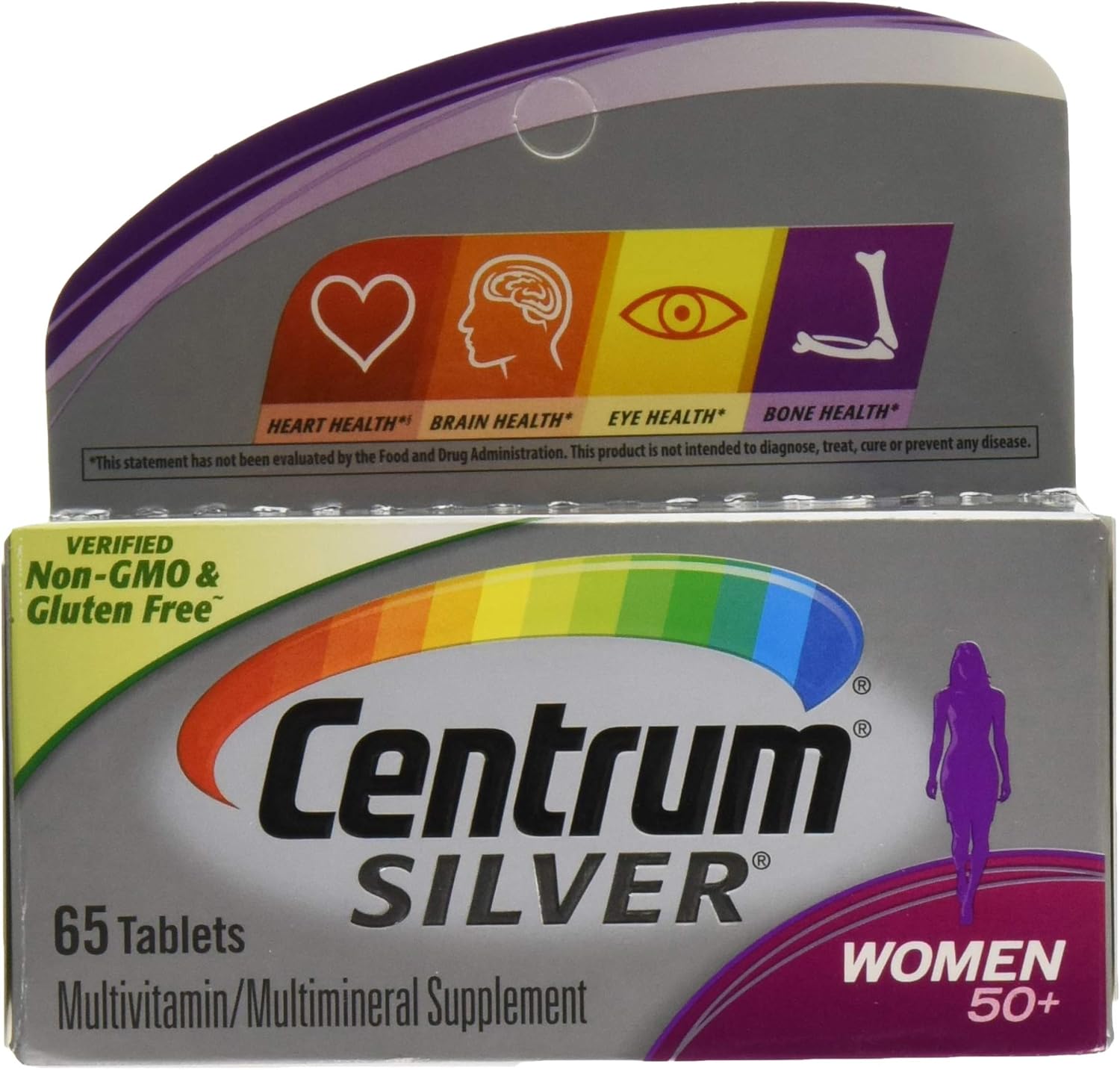 (2 Pack) Centrum Silver Women s Multivitamin Supplement, 65 Count each