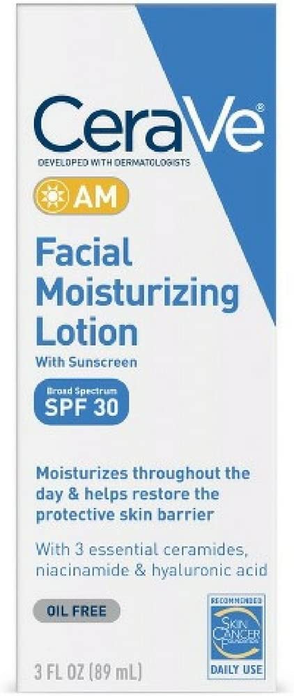 Cerave Cerave Day Time Facial Moisturizing Lotion AM, 3 Ounce (Pack of 12)