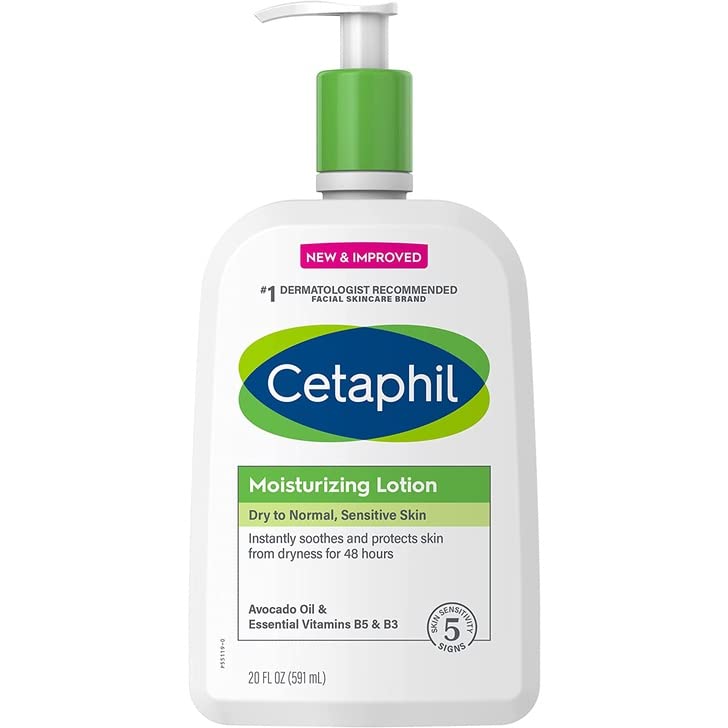 CETAPHIL Hydrating Moisturizing Lotion for All Skin Types - 20 Fl.Oz (591ml)