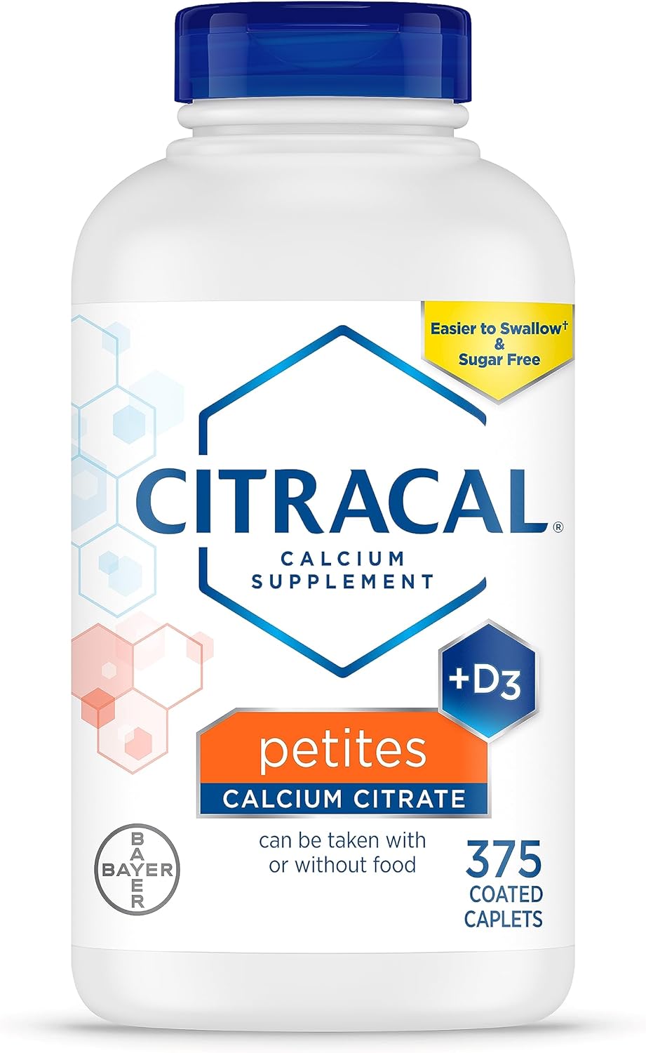 Citracal Petites, 400 mg Calcium Citrate 12.5 mcg (500 IU) Vitamin D3 375 Count