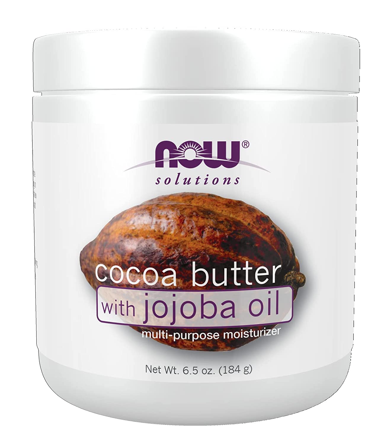 Cocoa Butter with jojoba oil - 100% Pure - 6.5 Oz (184g)