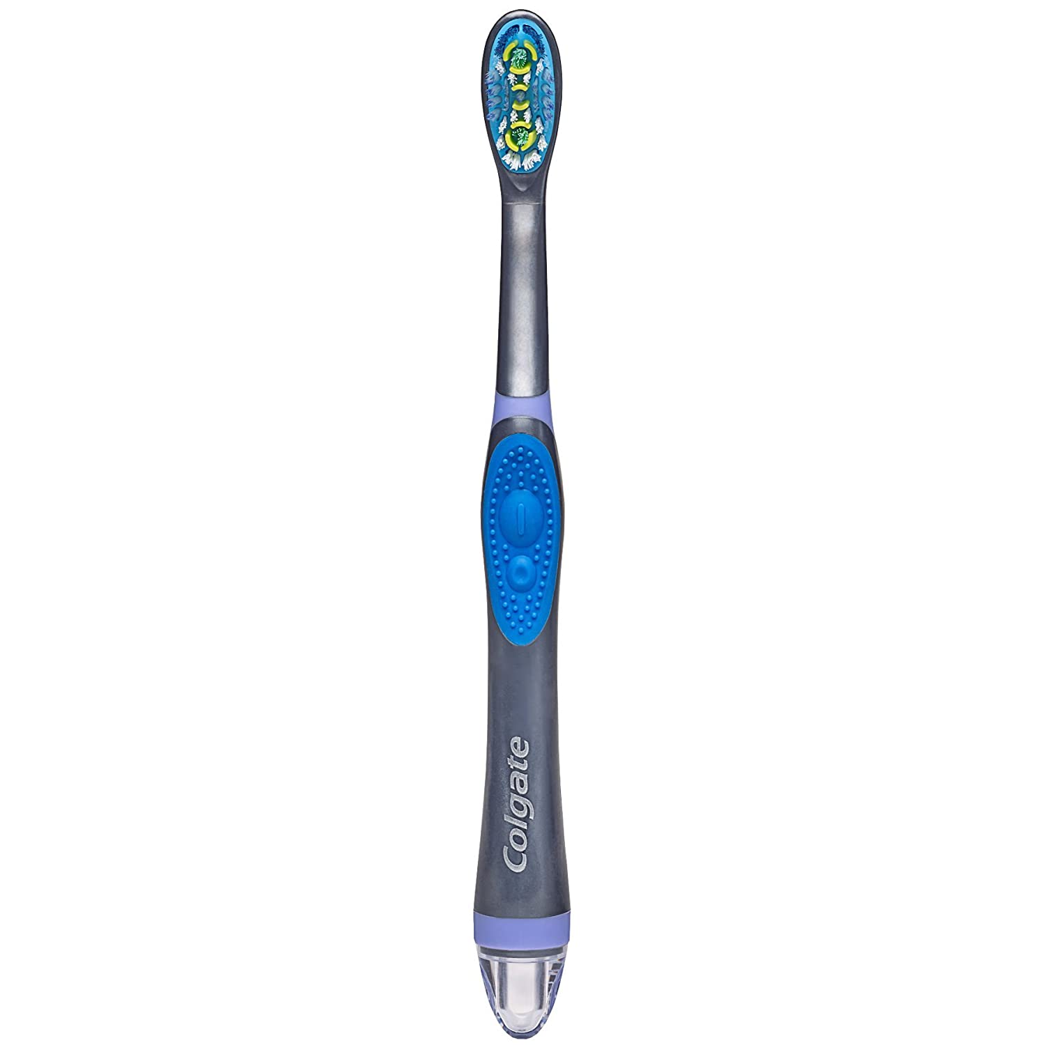 Colgate 360 Sonic Battery Power Electric Toothbrush with Floss-Tip Bristles & Tongue and Cheek Cleaner - 1 Count