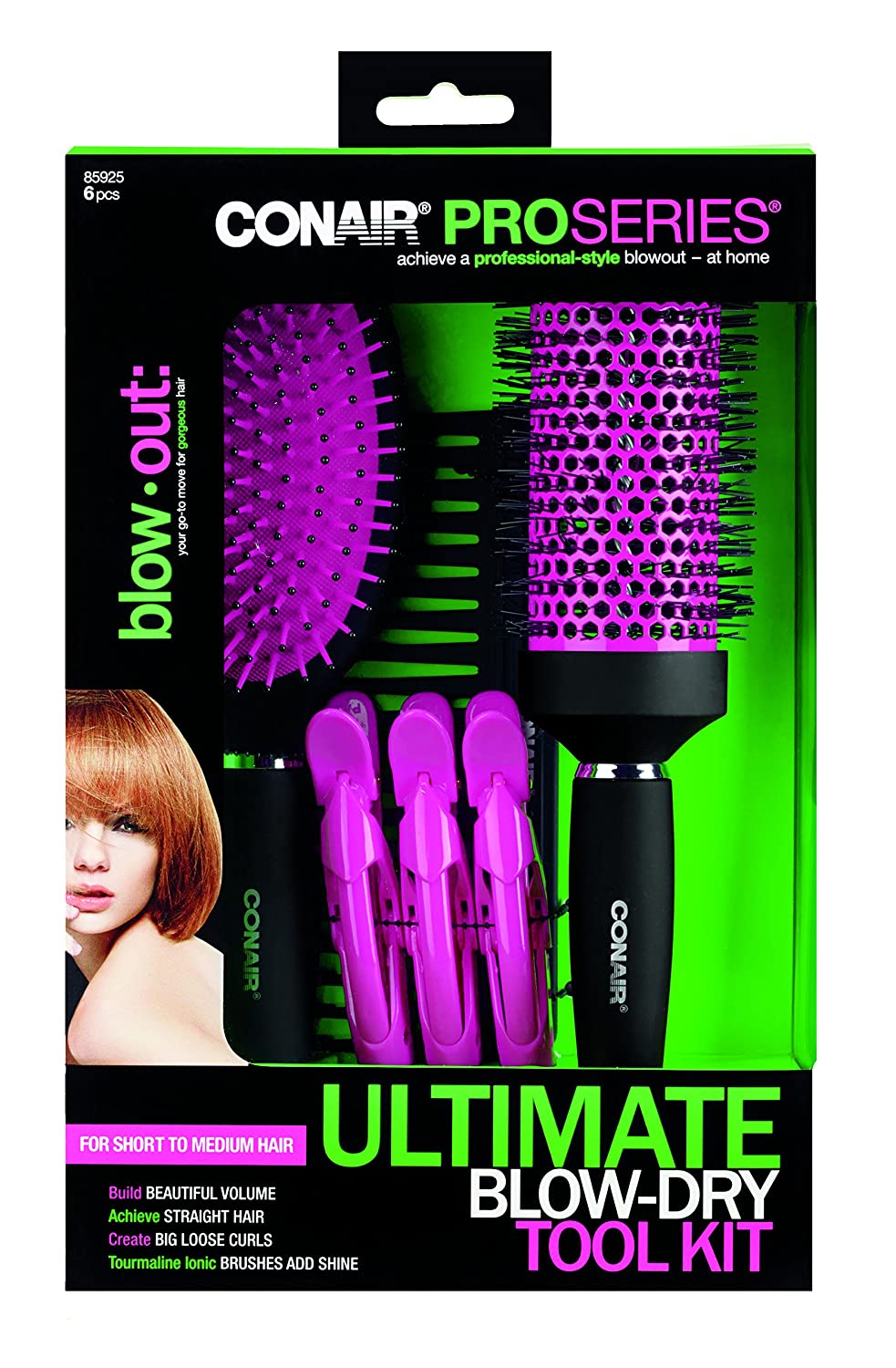 Conair Pro Series Ultimate Blow-Dry tool Kit for Short to Medium Hair