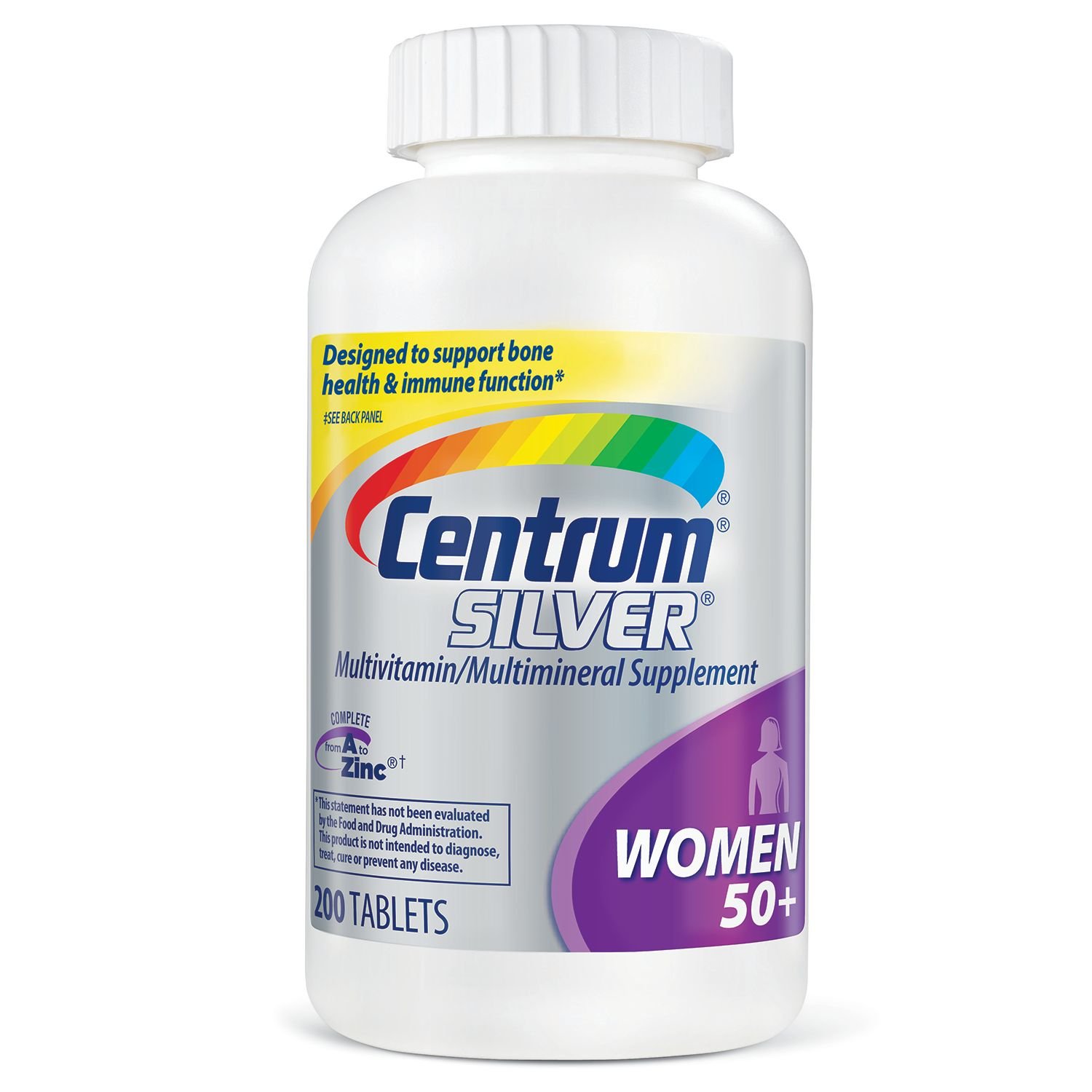 CSC 17 - Centrum Silver Multivitamin Multimineral Supplement Complete From a to Zinc for Women 50+ (250 Tablets)