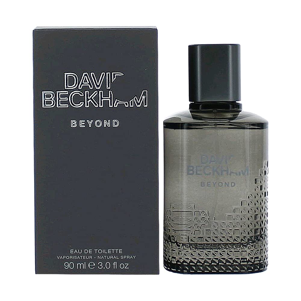 David Beckham Beyond Eau De Toilette Spray for Men - 3 Ounce Luxury Cologne with Cedar, Vanilla & Leather Notes - Sophisticated Fragrance for Formal Occasions