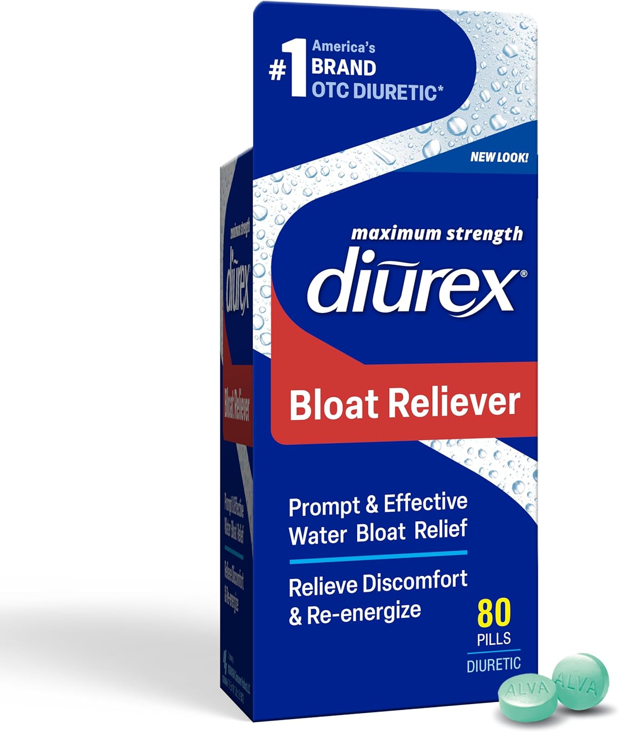 Diurex Ultra Re-Energizing Water Pills – Relieve Bloat & Boost Energy