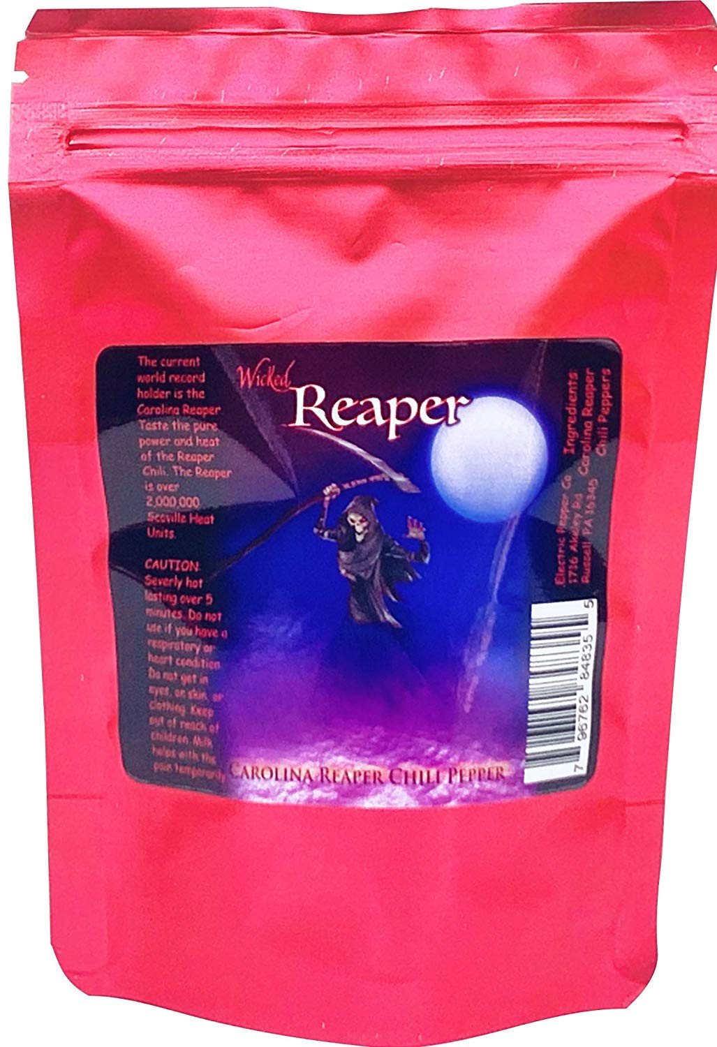 Spicy Blaze - Carolina Reaper Chili Peppers: Wicked Reaper Spice Adventure Pack of 5