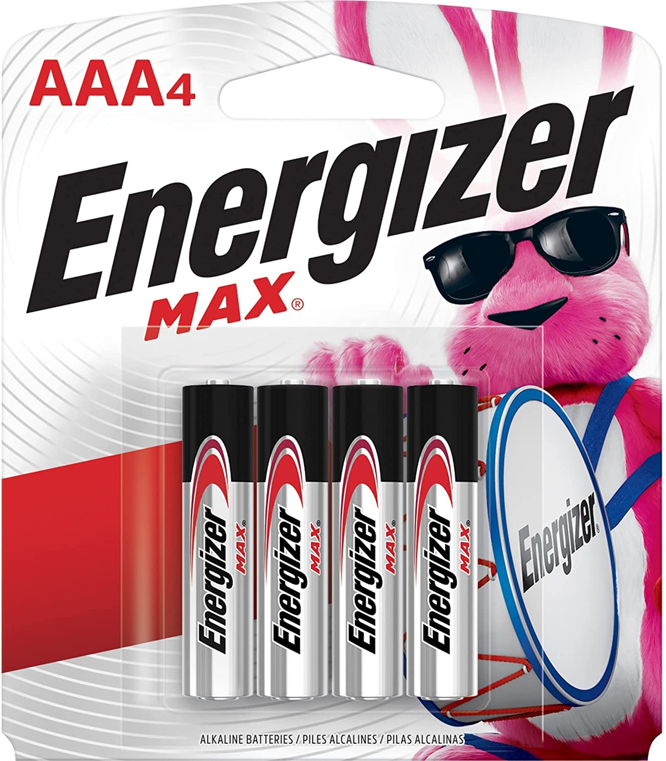 Energizer MAX AAA Alkaline Batteries (4 Pack)
