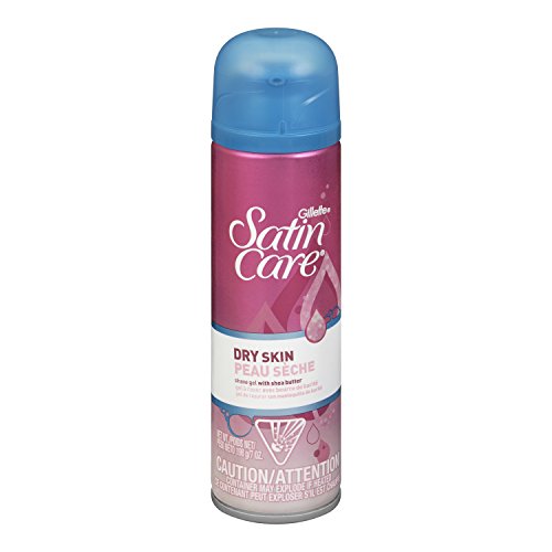 Gillette Satin Care Dry Skin Shave Gel - 7 oz (198g)