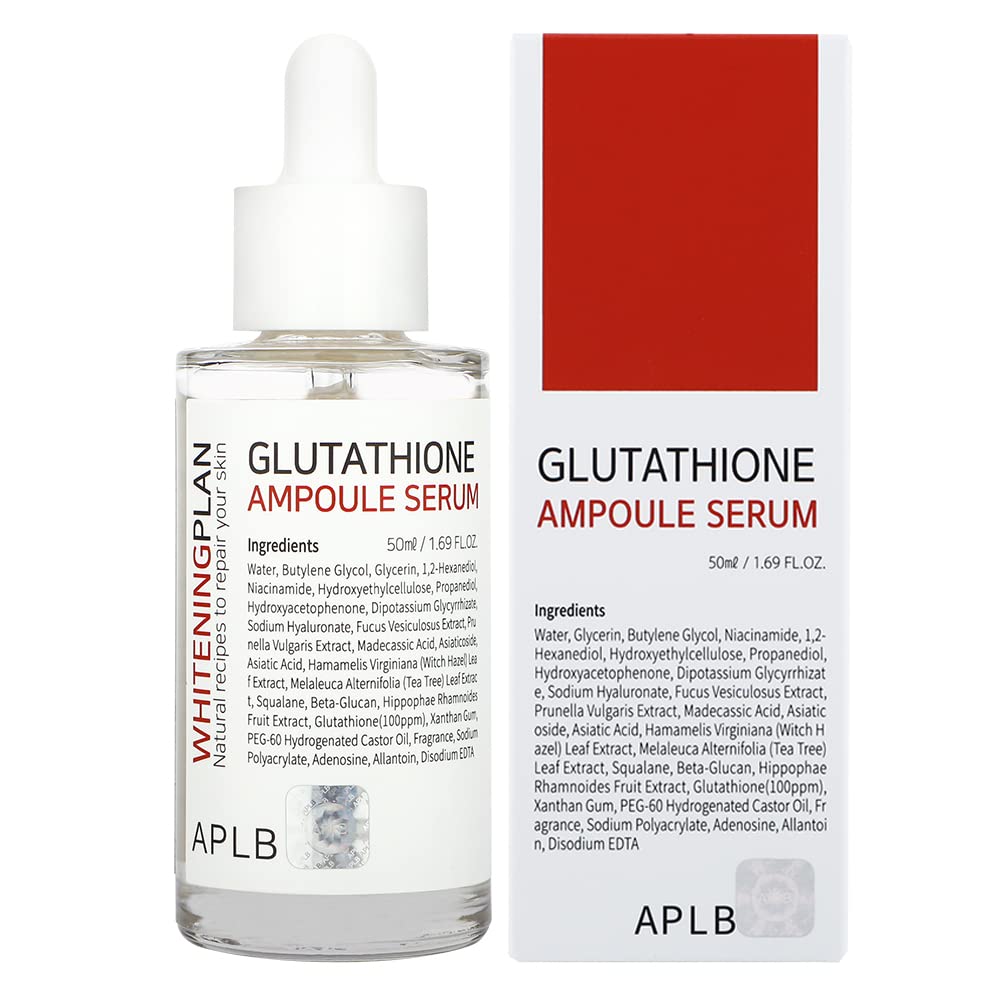 Glutathione Ampoule Serum for Skin Care, Balance Skin tone, Improve Elasticity - 1.69 FL.OZ (50ml)