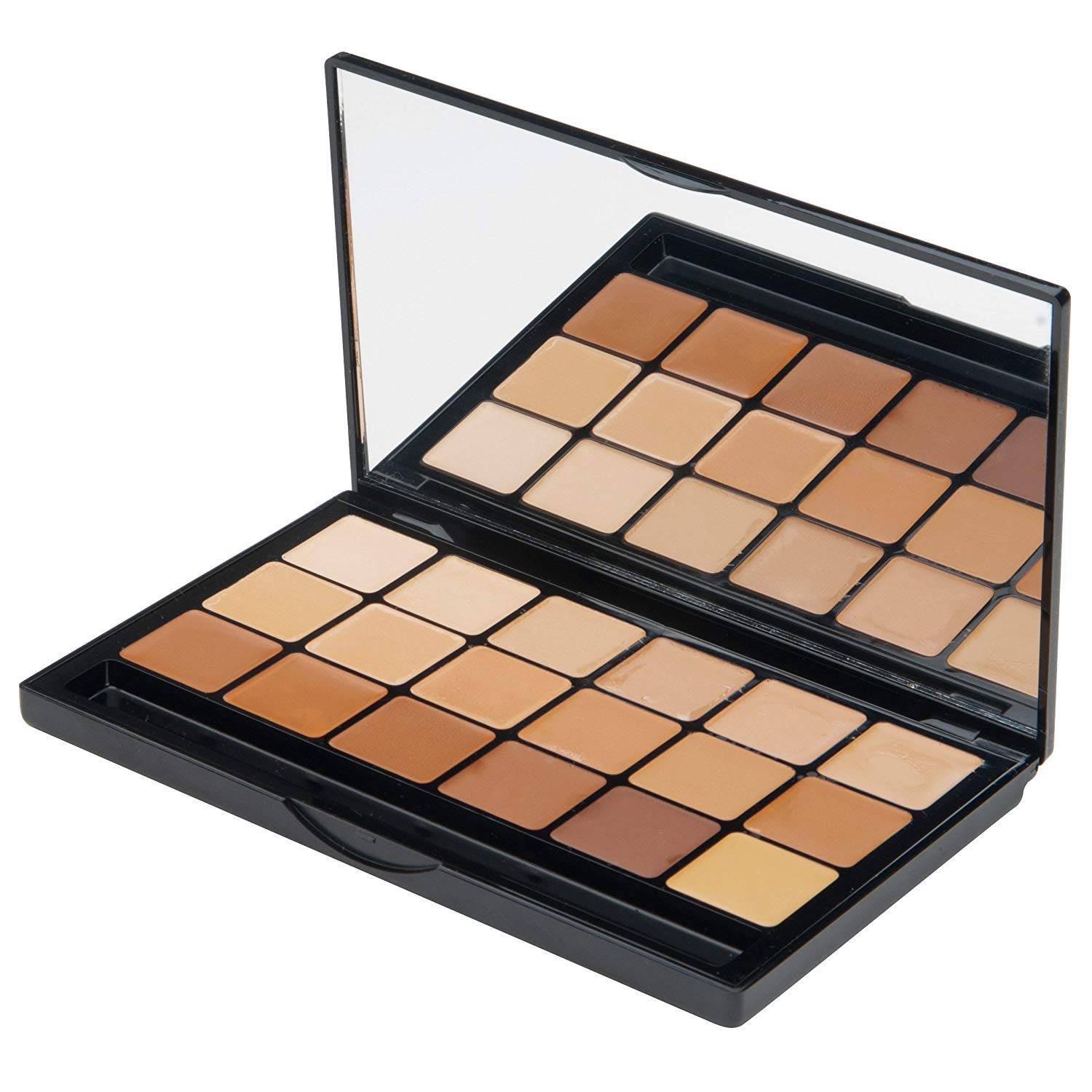 Graftobian HD Glamour Creme Foundation Warm Super Palette - 18 HD Shades- 10oz (283g)