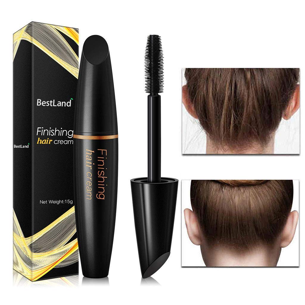 Hair Finishing Stick, Small Broken Hair Finishing Cream Hair Wax Stick Fixing Bangs Stereotypes Cream - 0.5 Oz (15g)