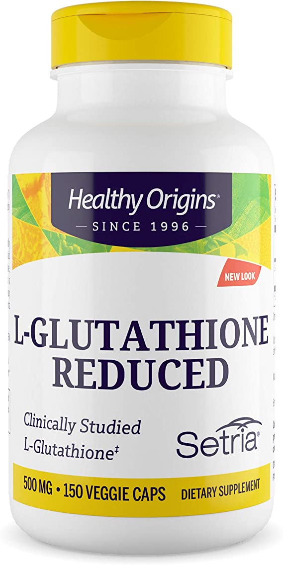 Healthy Origins L-Glutathione (Setria) 500 mg - 150 Veggie Caps