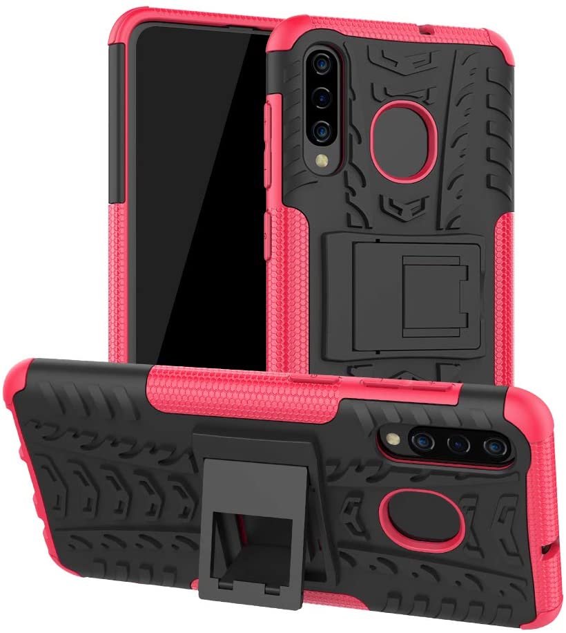 Hybrid Rugged Soft Rubber Hard PC Tough Dual Layer Protective Case Cover for Samsung Galaxy A20/A30/A50