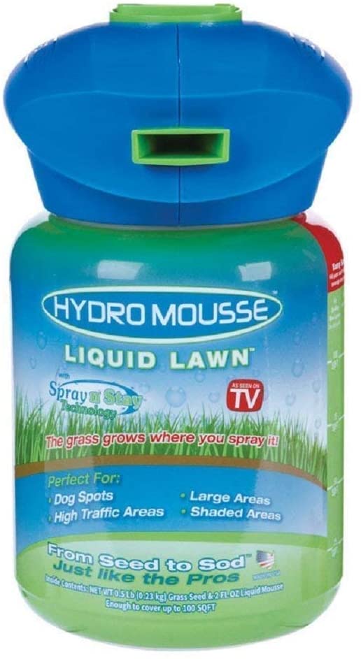 Hydro Mousse Liquid Lawn System - Grow Grass Where You Spray It - Made in USA