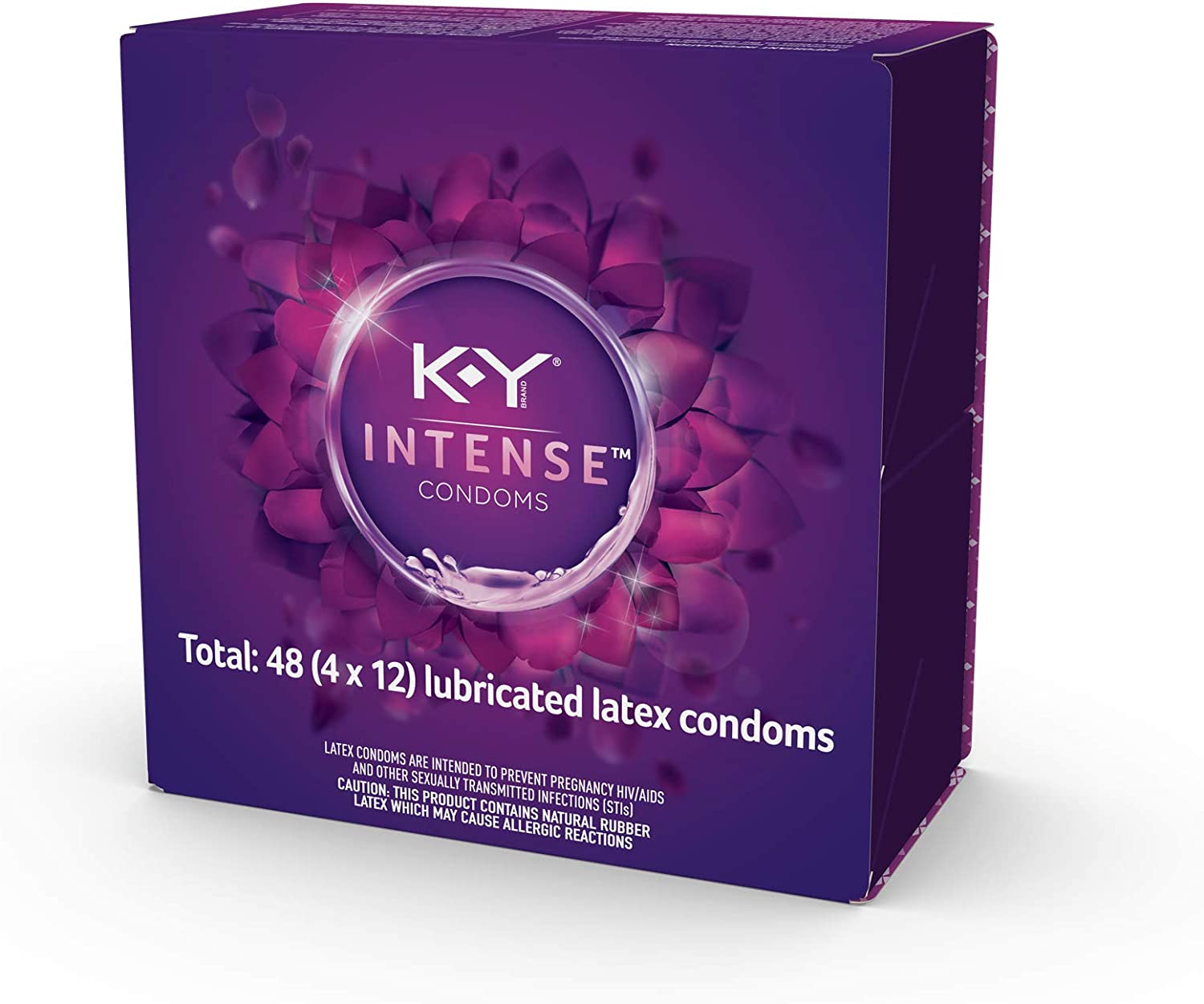 K-Y Me & You Intense Ultra Thin Latex Condoms HSA Eligible - 48 Count