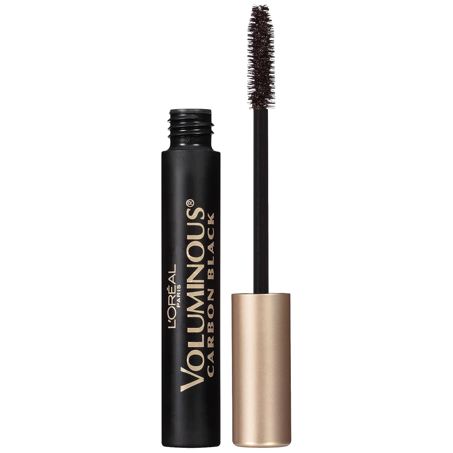 L'Oréal Paris Voluminous Waterproof Mascara, Carbon Black Volume Building Mascara, 0.23 Fl Oz