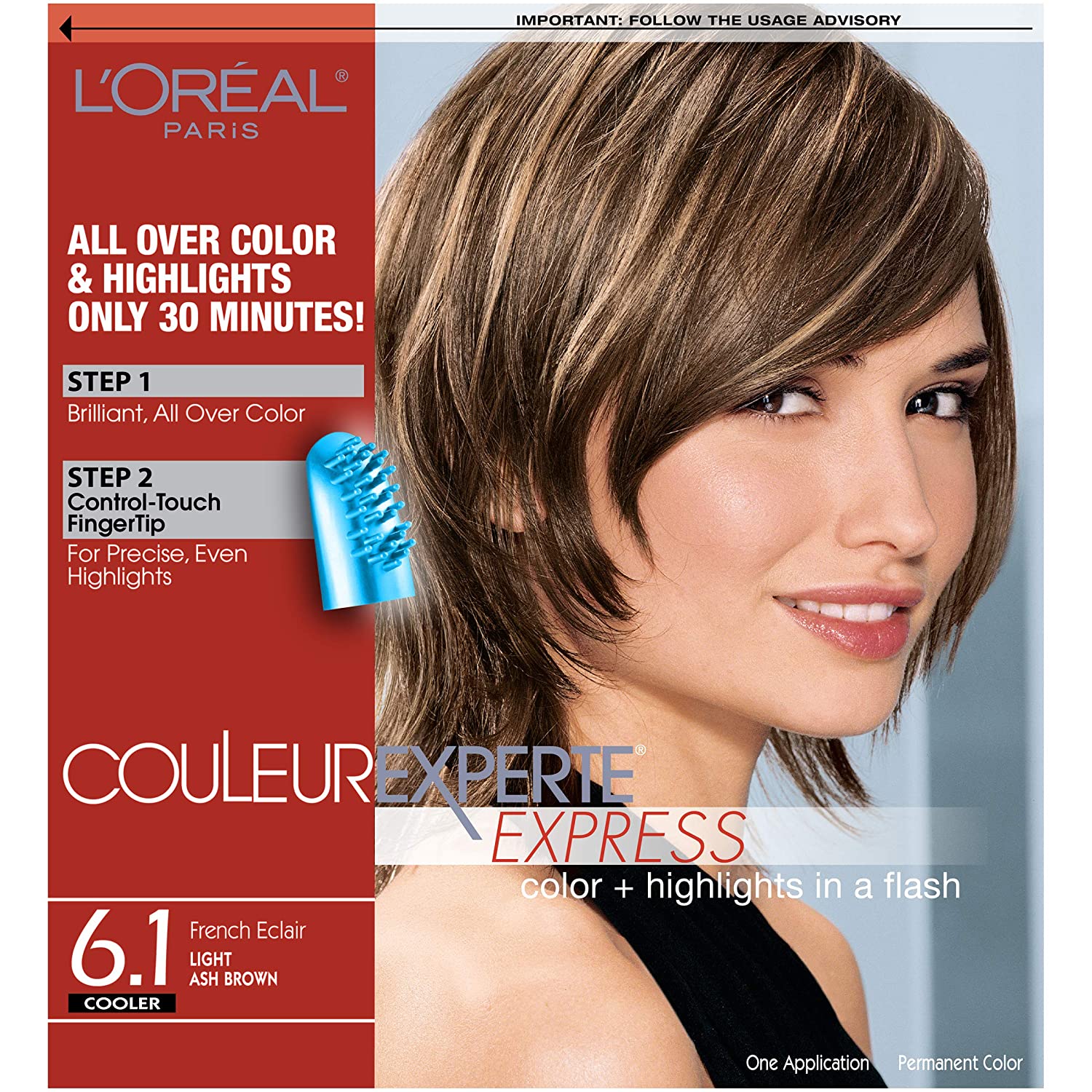 L'Oreal Paris Couleur Experte 2-Step Home Hair Color and Highlights Kit - French Éclair