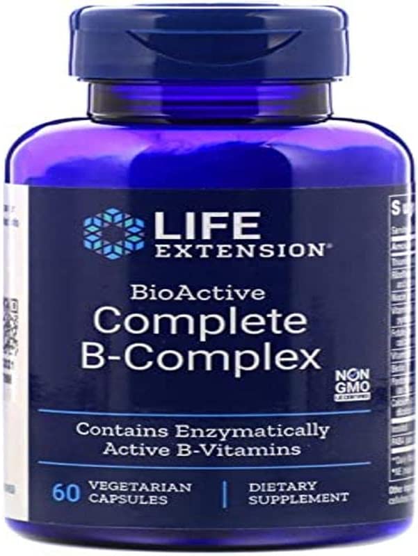 Life Extension Bioactive Complete B-complex - 60 Count X 2