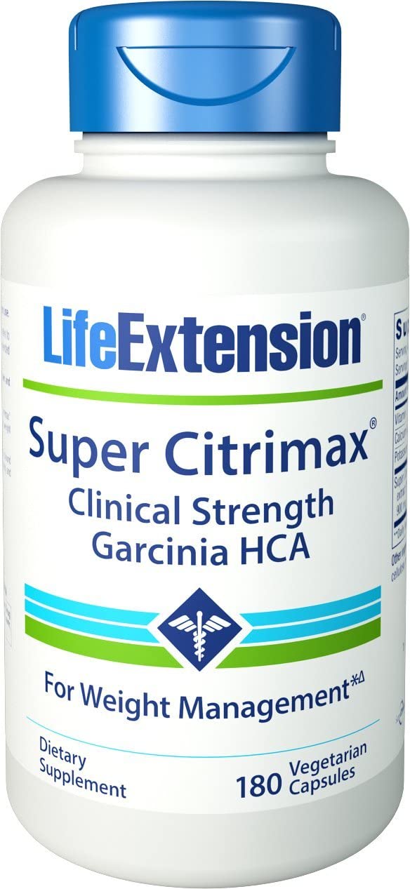 Life Extension Super Citrimax Vegetarian Capsules - 180 Count