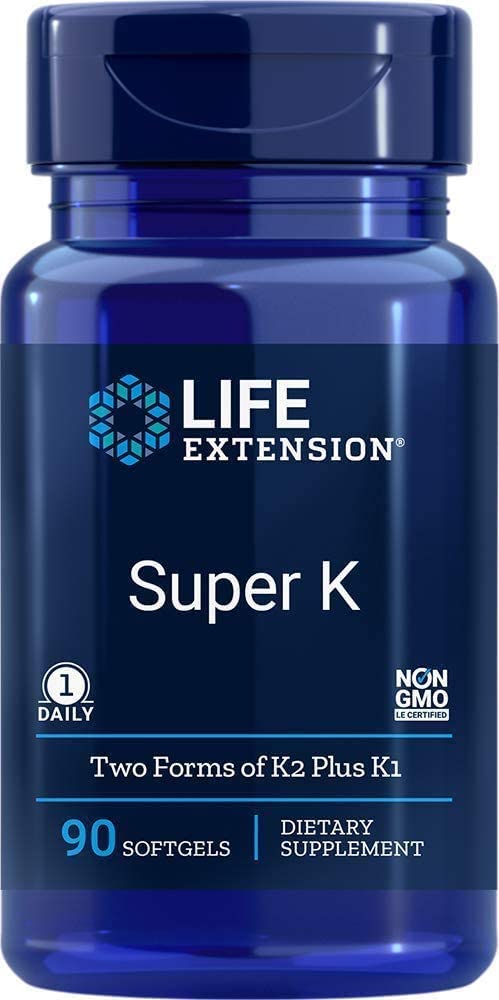 Life Extension Super K with Advanced K2 Complex - 90 Softgels
