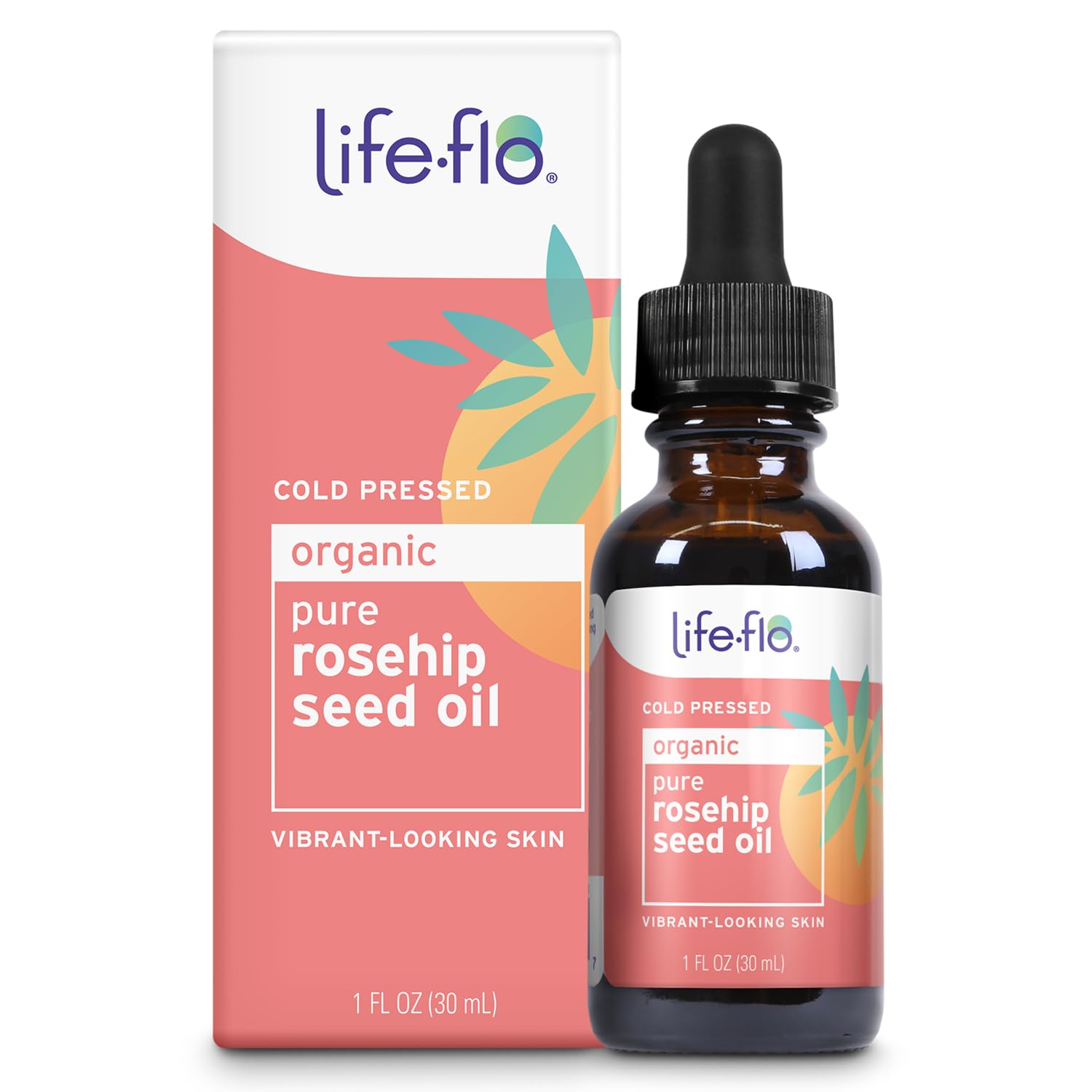Life-Flo Organic Pure Rosehip Seed Oil, 1 Ounce