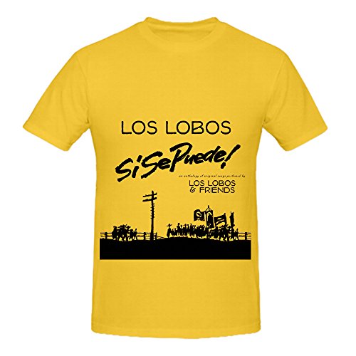 Lionel Hampto Si Se Puede Funk Album Cover Mens Crew Neck Short Sleeve Shirts Yellow