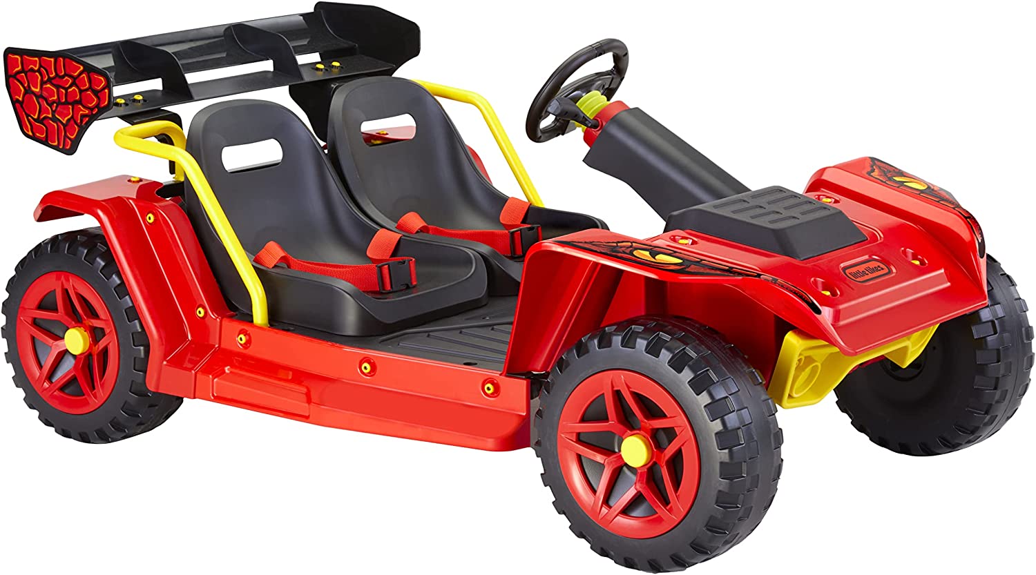 Little Tikes® Dino Dune Buggy™ 12V Electric Powered Ride-On with Portable Rechargeable Battery for Kids, Children, Toddlers, Girls, Boys, Ages 3- 6 Years - Red