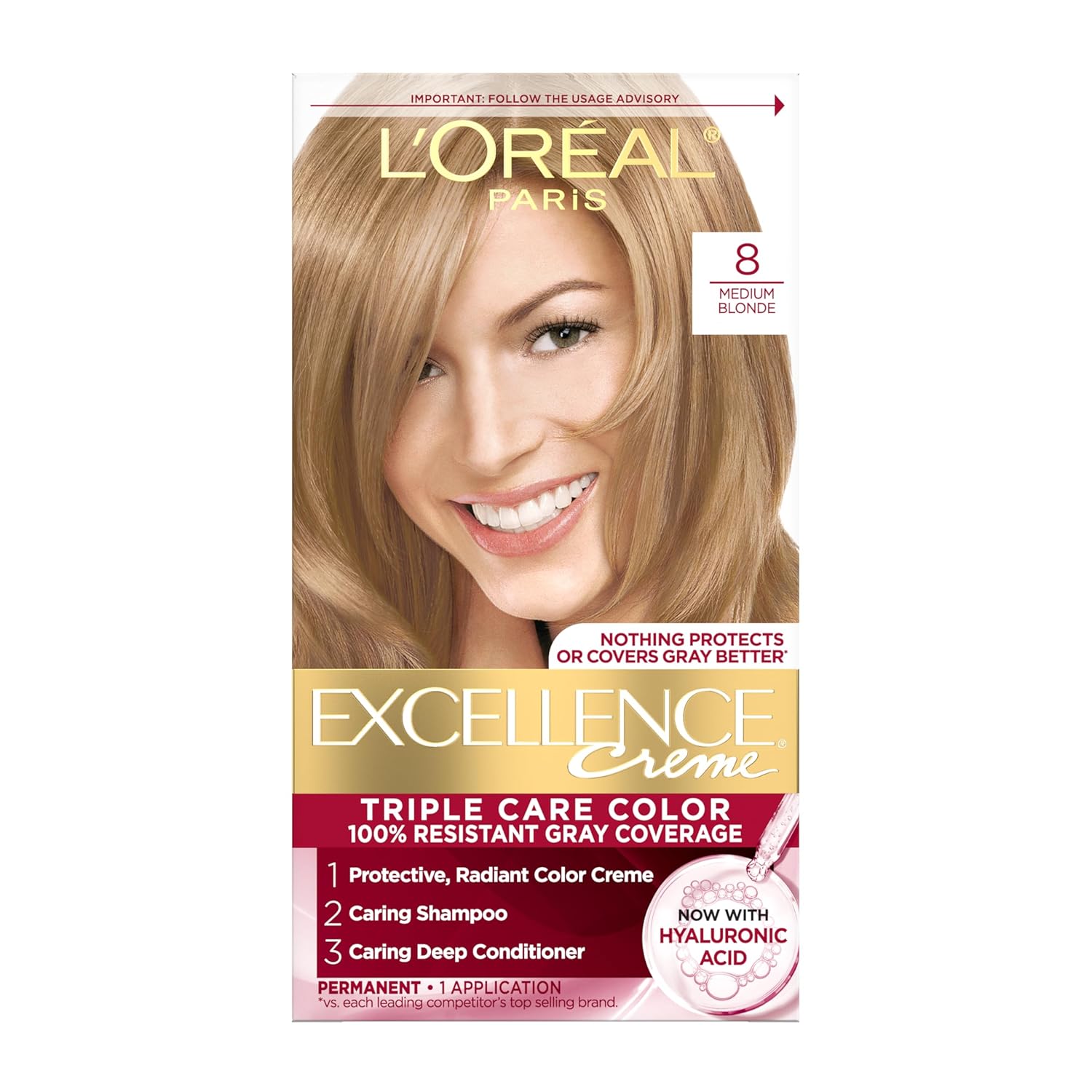 L’Oréal Paris Excellence Creme – Permanent Hair Colour Medium Blonde Pakistan
