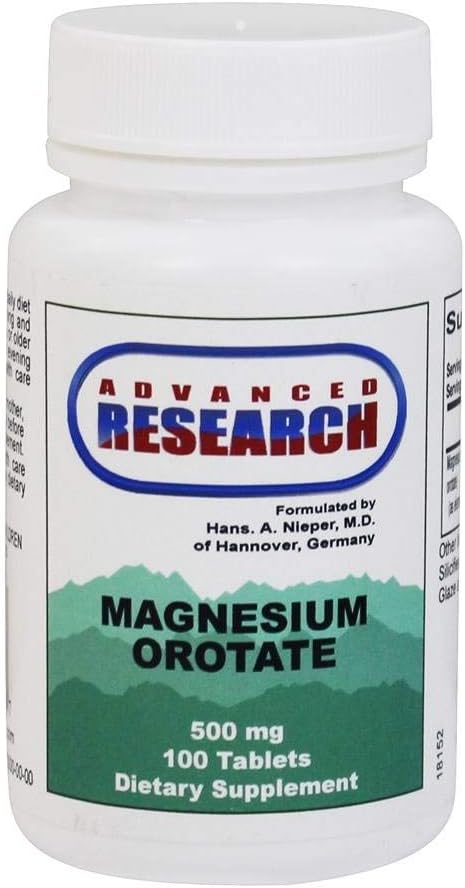 NCI Advanced Research Dr. Hans Nieper Magnesium Orotate Tablets, 500 Mg, 100 Count