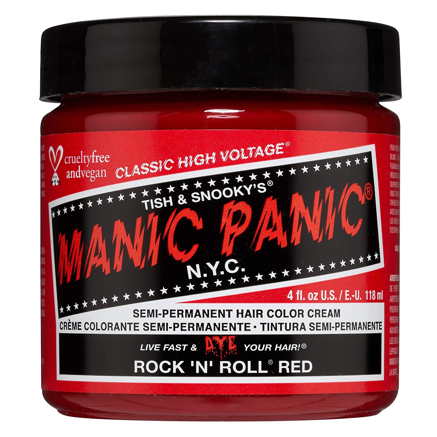 MANIC PANIC Rock N Roll Hair Dye Classic Cream - 4 Fl oz.(118ml)