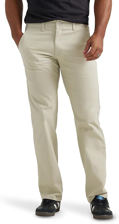 Men Straight Fit Comfort Pants Stone – Performance Series Office & Casual Trousers Pakistan