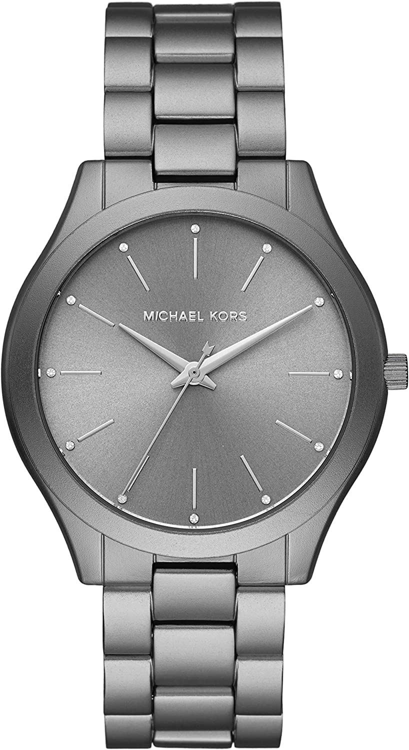 Michael Kors MK4506 Women's Slim Runway Aluminum Bracelet Watch 42mm