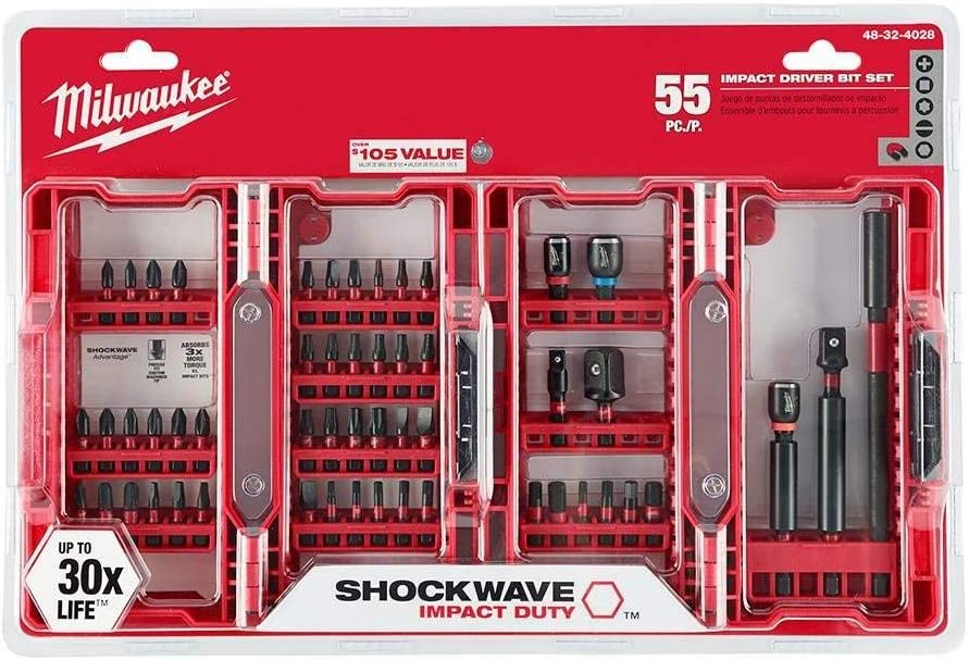 Milwaukee Shockwave Impact Duty Driver Bit Set (55-Piece)