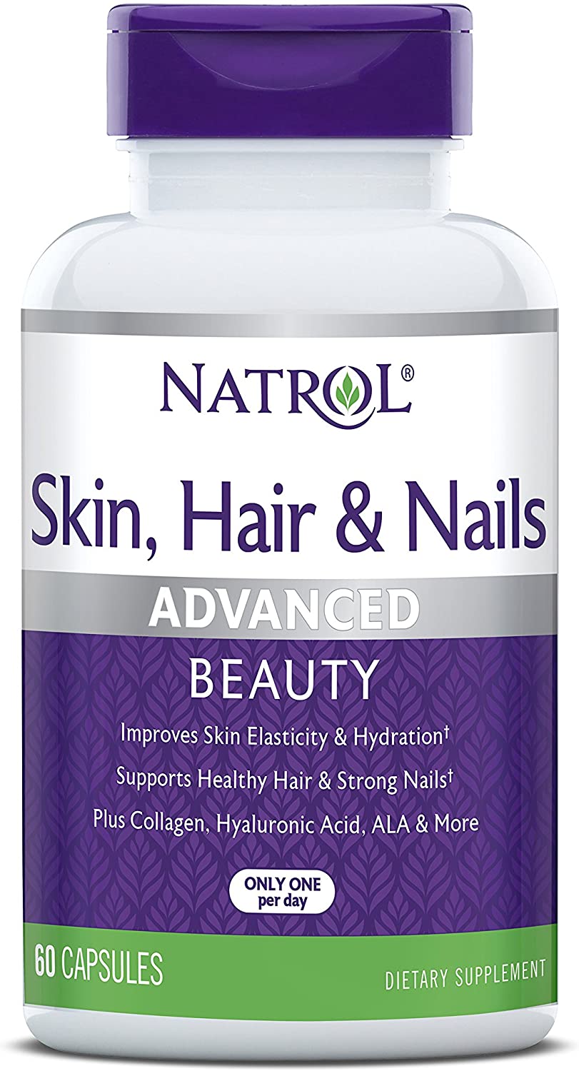 Buy Advance Beauty Biotin, Collagen and Hyaluronic Acid | Natrol Skin, Hair  and Nails Advanced Beauty Capsules - 5000mcg Biotin |