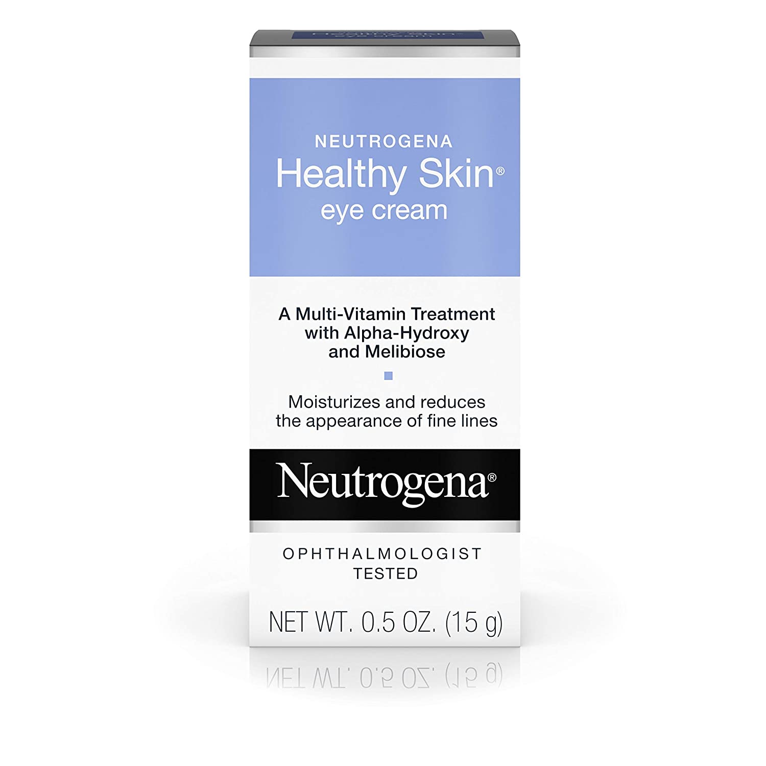 Neutrogena Healthy Skin Eye Firming Cream with Alpha-Hydroxy Acid, Vitamin A & Vitamin B5, Hypoallergenic Eye Cream to Reduce Fine Lines & Wrinkles, Fragrance-Free - 0.5 Oz (15g)