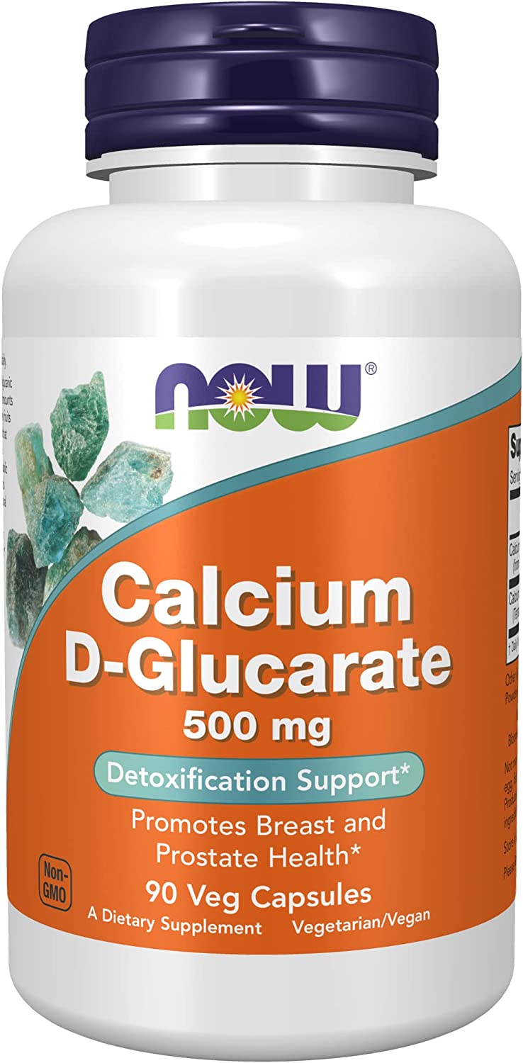 NOW Calcium D-Glucarate 500 mg,90 Veg Capsules