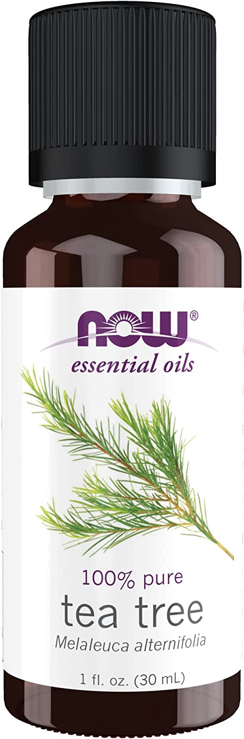 NOW Essential Oils, Tea Tree Oil, Cleansing Aromatherapy Scent, Steam Distilled, 100% Pure, Vegan, Child Resistant Cap - 1 Fl.Oz (30ml)