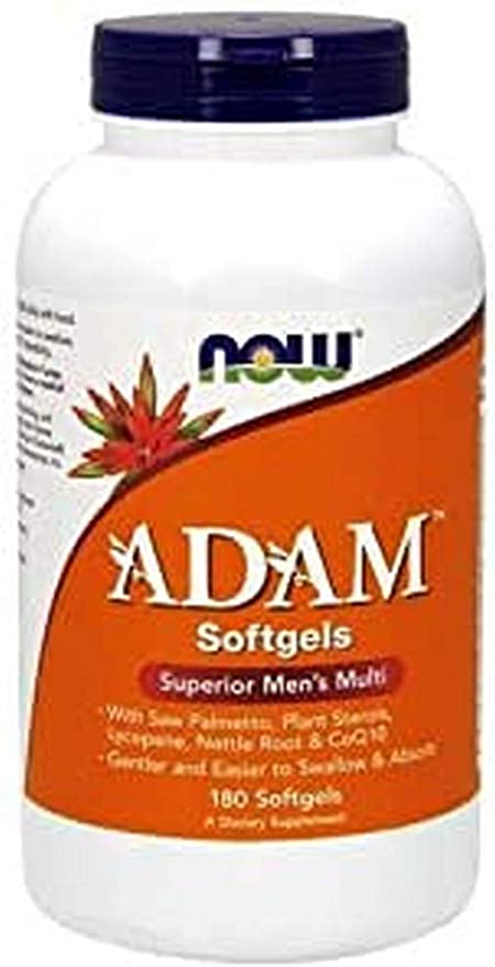NOW Foods AdamTM Men's Multiple Vitamin -Softgels,180 Count