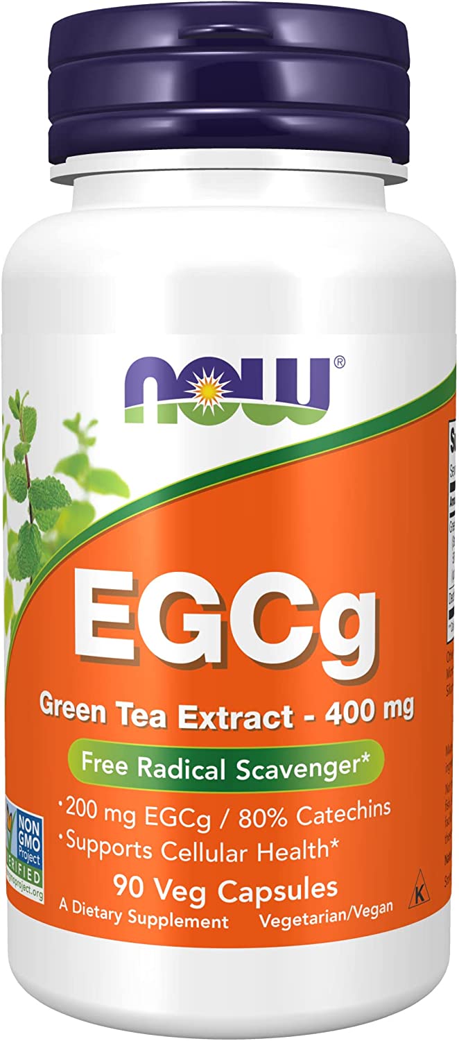NOW Foods EGCg  Green Tea Extract ,400mg,  90 Vcaps